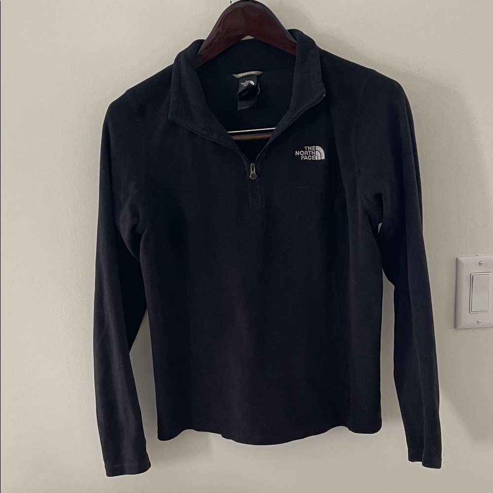 The North Face Women's Black Fleece Quarter-Zip Sweatshirt